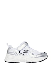 Skechers White Retro-Graph Trainers - Image 2 of 2