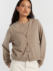 Chinti & Parker Cropped Boxy Cardigan - Image 3 of 4