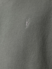 Verde - AllSaints Slim Fit Raven Sweatshirt - Imagen 5 de 6