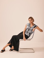 Mint Velvet Grey Floral Print Blouses - Image 1 of 7