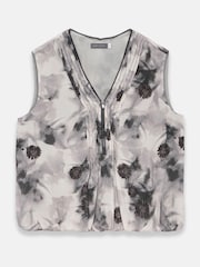 Mint Velvet Grey Floral Print Blouses - Image 6 of 7