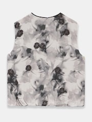 Mint Velvet Grey Floral Print Blouses - Image 7 of 7