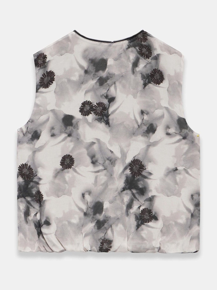 Mint Velvet Grey Floral Print Blouses - Image 7 of 7 Mint Velvet Grey Floral Print Blouses - Image 7 of 7