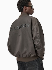 AllSaints Green Future Bomber Jacket - Image 2 of 8