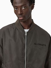 AllSaints Green Future Bomber Jacket - Image 5 of 8