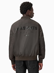 AllSaints Green Future Bomber Jacket - Image 7 of 8