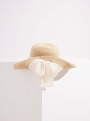 Seaspray Natural Juliet Metallic Sun Hat - Image 2 of 4