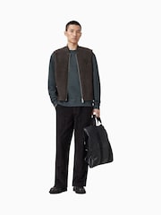 AllSaints Blue Orlando Crew Sweatshirt - Image 4 of 9
