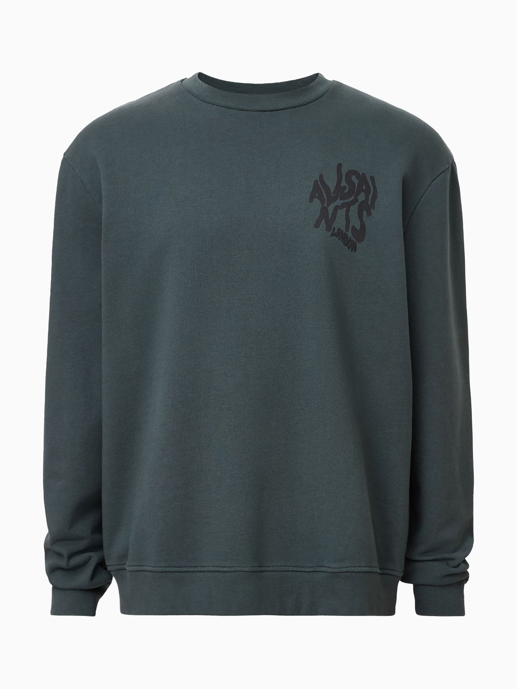 Buy AllSaints Blue Orlando Crew Cotton Sweatshirt from Next USA