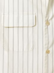 AllSaints White Stanley Long Sleeve Shirt - Image 6 of 7