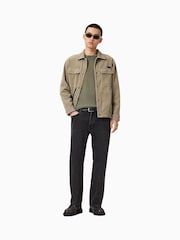 zelena - Pulover iz merino volne z okroglim ovratnikom AllSaints Mode - Slika 3 iz 9
