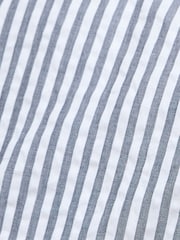 Barbour® Blue Cresswell Seersucker Summer Fit Shirt - Image 7 of 7