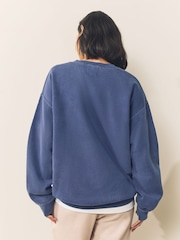 Navy Bunny Slogan Sweatshirt - Image 4 of 8