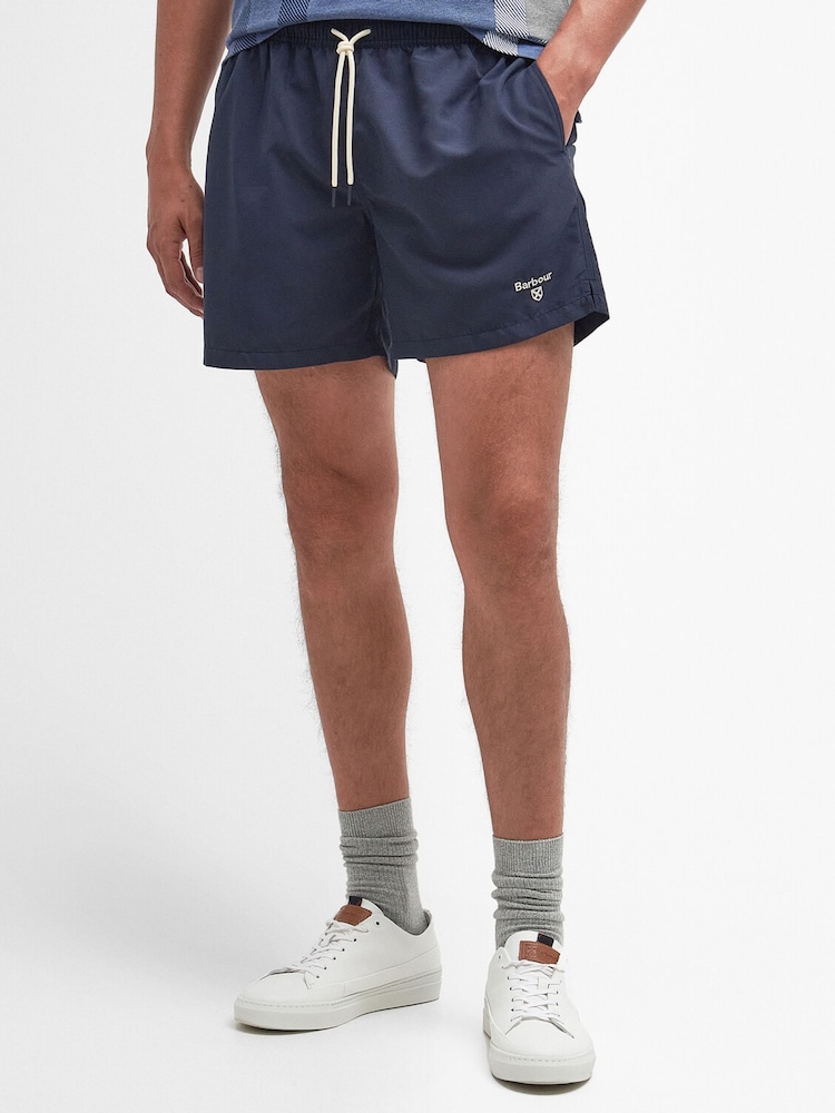 Barbour® Navy Staple Swim Shorts - Image 2 of 6