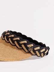 Seaspray Amelia Braided Visor Hat - Image 3 of 5