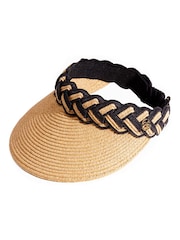 Seaspray Amelia Braided Visor Hat - Image 5 of 5