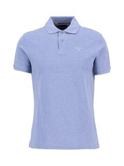 Barbour® Light Blue Classic Polo Shirt - Image 8 of 9