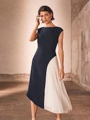 Mint Velvet Contrast Pleat Maxi Dress - Imagen 3 de 8