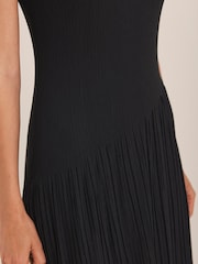 Mint Velvet Blue Pleated Midi Dress - Image 2 of 8