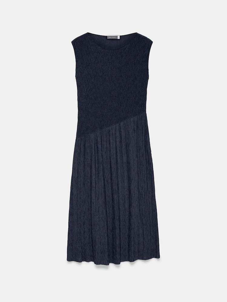 Mint Velvet Blue Pleated Midi Dress - Image 8 of 8 Mint Velvet Blue Pleated Midi Dress - Image 8 of 8