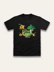Brand Threads Black Minecraft T-Shirt - Image 1 of 2