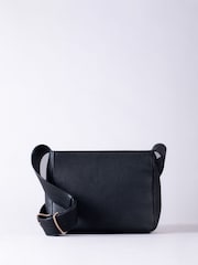 Lakeland Leather Black Newton Cross-Body Bag - Image 1 of 6