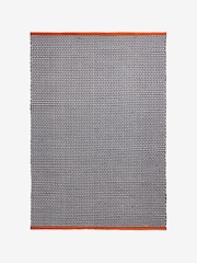MADE.COM Blue Haden Textured Flatweave Rug - Image 5 of 5
