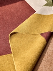 MADE.COM Multi Santos Flatweave Wool Rug - Image 4 of 5