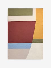 MADE.COM Multi Santos Flatweave Wool Rug - Image 5 of 5