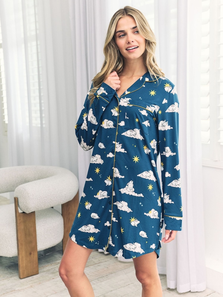 Chelsea Peers Green Celestial Bunny Nightshirt - Image 2 of 5