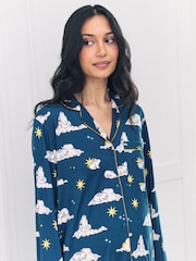 Chelsea Peers Green Maternity Celestial Bunny Nightshirt - Image 4 of 5