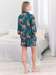 Chelsea Peers Tiger Print Short Pyjamas Set - Imagen 2 de 5