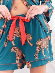 Chelsea Peers Tiger Print Short Pyjamas Set - Imagen 5 de 5