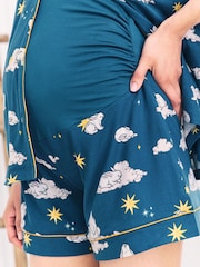 Chelsea Peers Maternity Celestial Bunny Print Short Pyjamas Set - Imagen 5 de 5