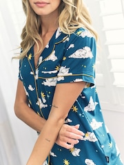Chelsea Peers Celestial Bunny Print Short Pyjamas Set - Imagen 5 de 5