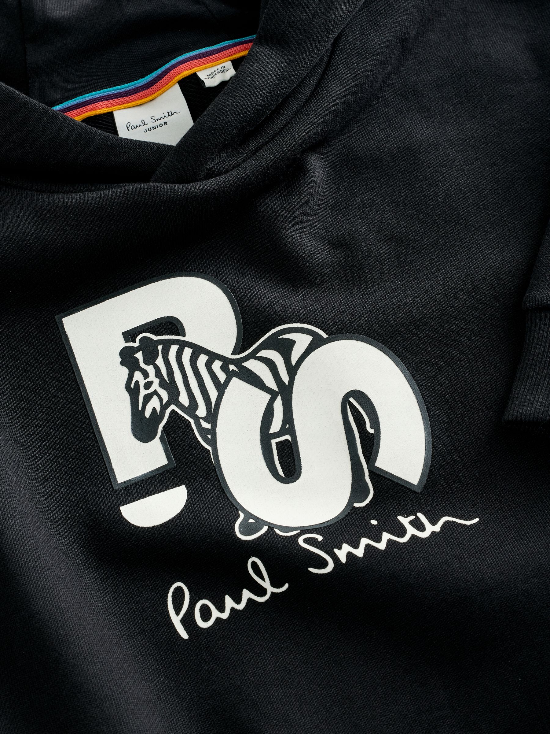 Buy Paul Smith Junior Black Zebra Graphic Hoodie from Next USA