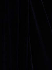 Adrianna Papell Blue Halter Draped Velvet Gown - Imagem 6 de 6