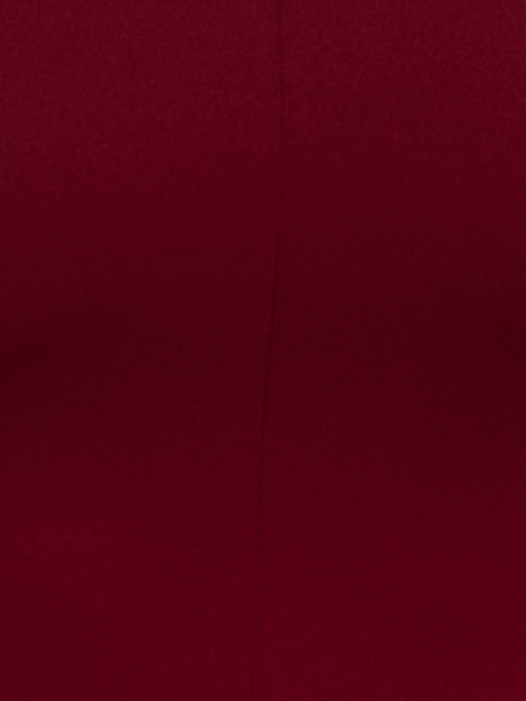 Adrianna Papell Red Ruffle Scuba Dress - Image 6 of 6