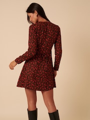 Nobodys Child Red Aida Mini Dress - Image 2 of 5