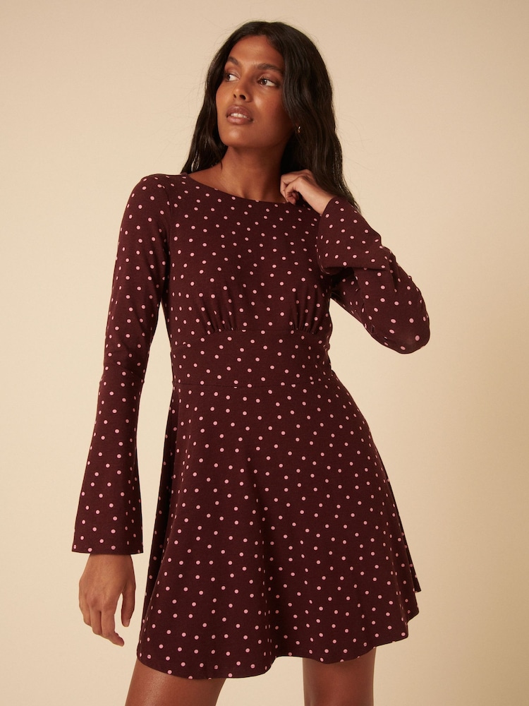Nobodys Child Long Sleeve Tate Mini Dress - Imagem 1 de 5