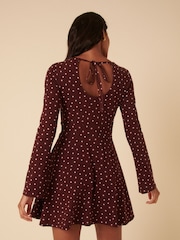 Nobodys Child Long Sleeve Tate Mini Dress - Imagem 2 de 5