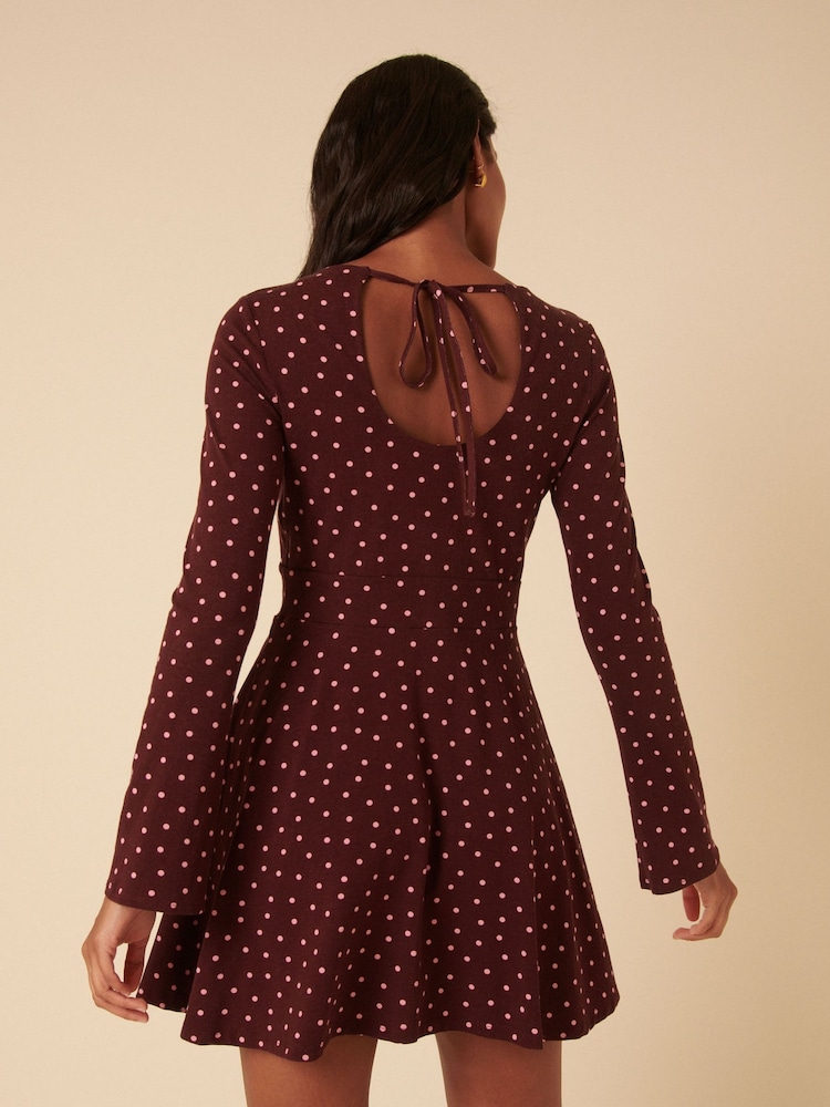 Nobodys Child Long Sleeve Tate Mini Dress - Imagem 2 de 5
