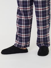 Loungeable Black Faux Suede Mens Slippers - Image 3 of 4