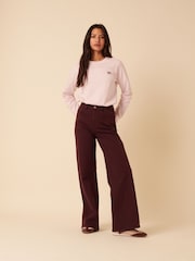 Nobodys Child Pink Wide Long Sleeve Embroidered T-Shirt - Image 3 of 5