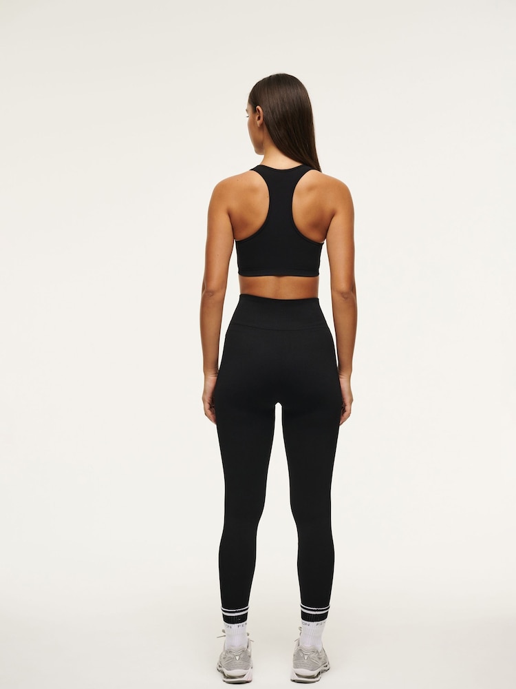 P.E Nation Black Restore Seamless Sports Bra - Image 2 of 4