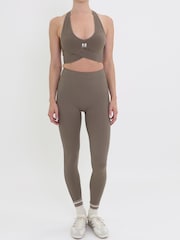 P.E Nation Brown Restore Seamless Leggings - Image 1 of 4