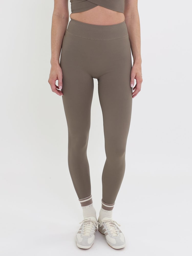 P.E Nation Brown Restore Seamless Leggings - Image 4 of 4
