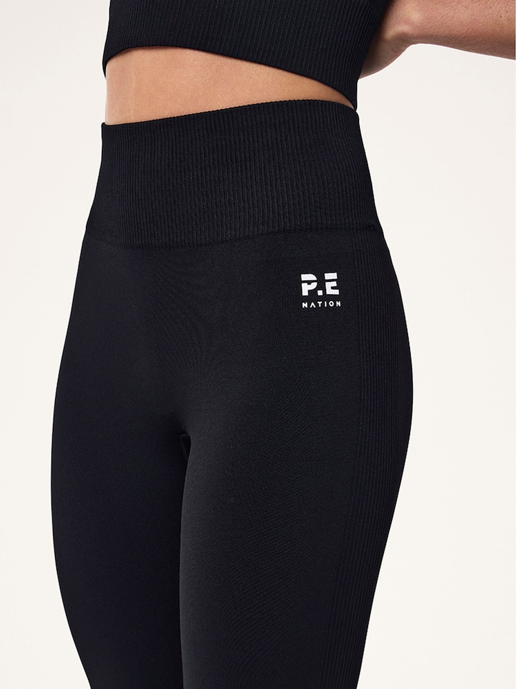 P.E Nation Black Restore Seamless Leggings - Image 4 of 4
