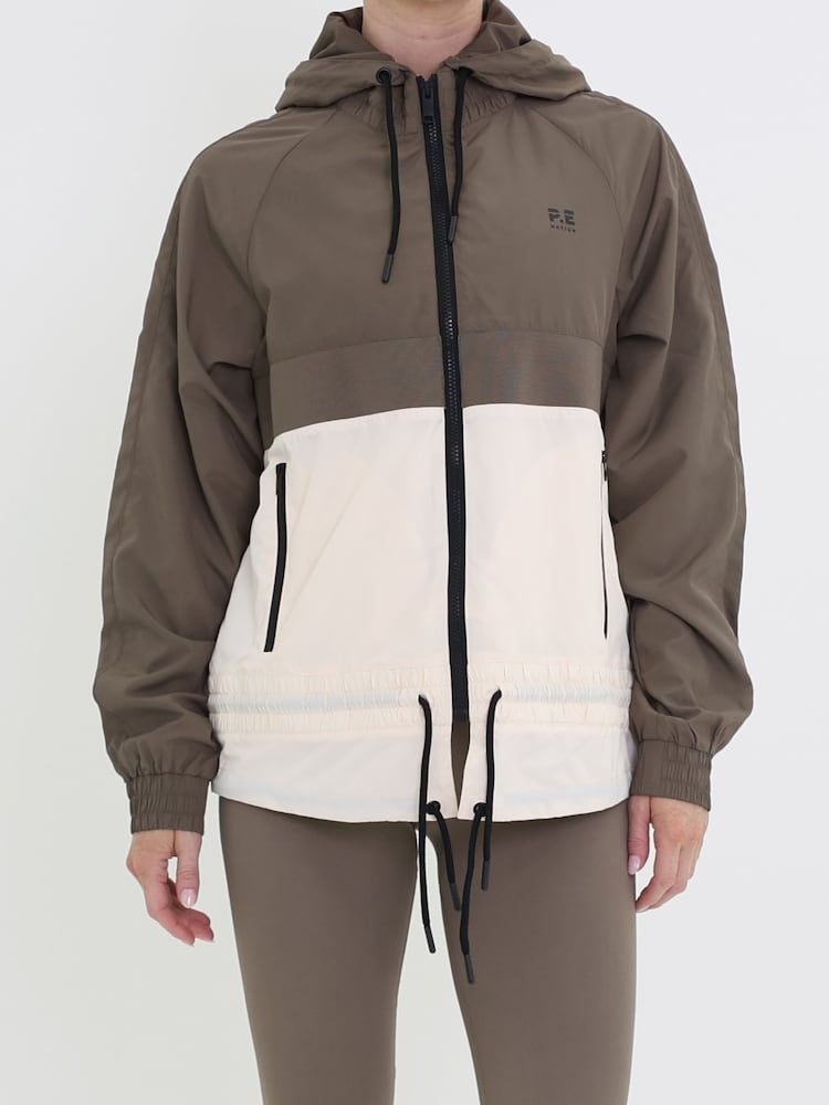 P.E Nation Brown Man Down Jacket - Image 1 of 4