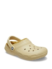 Crocs Cream Adult Classic Lined Clogs - Image 2 of 4